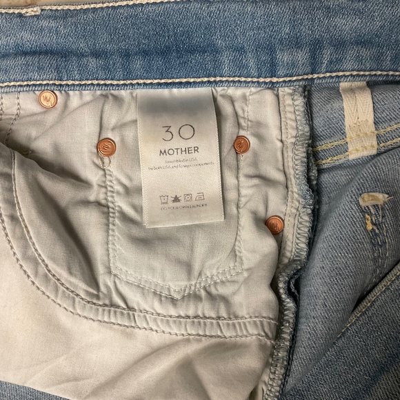 MOTHER Women's Boot Cut Jeans - Light Blue - Picture 7 of 11